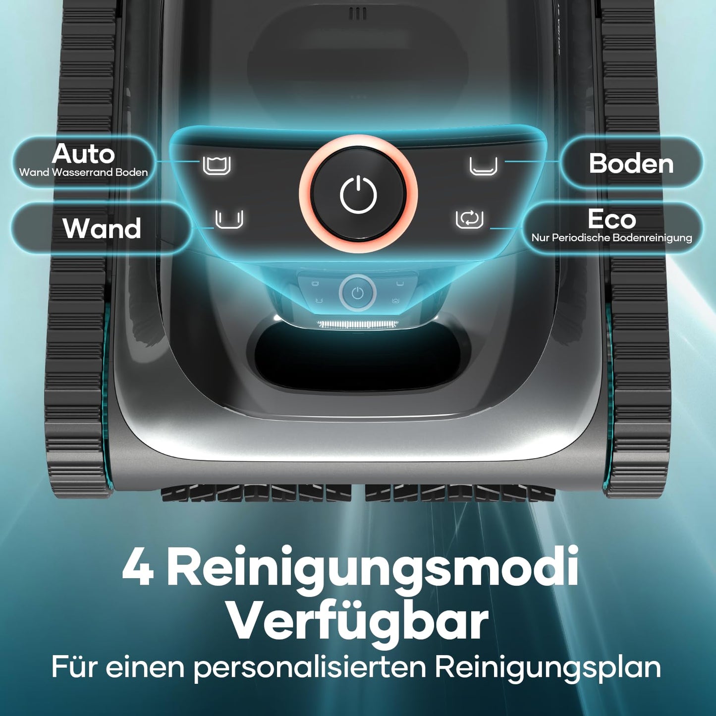 AIPER Scuba S1 – Kabelloser Poolroboter, Wandklettern, 150 Min Laufzeit, Intelligente Navigation, Für Pools bis 150 m²