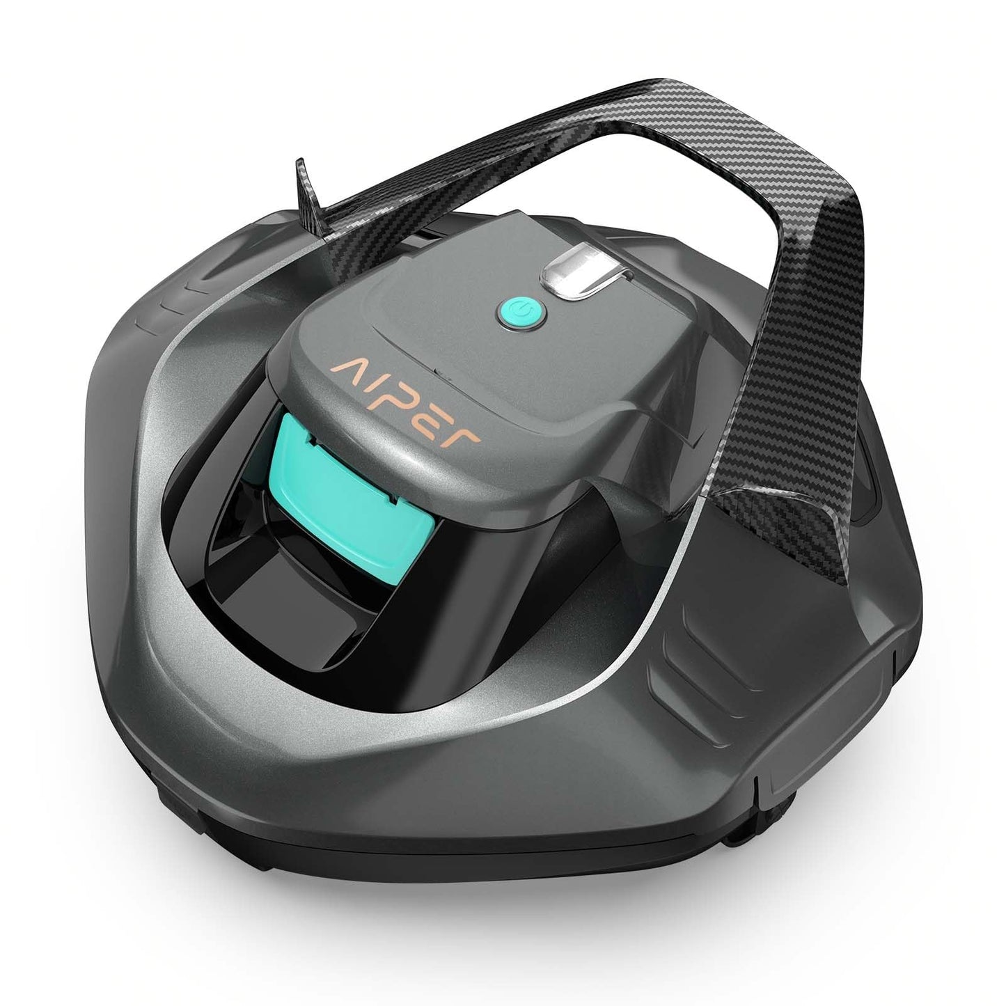 AIPER Poolroboter – Kabellos, 90 Min Akku, Automatisches Parken, Dual-Motor, LED-Anzeige, Für Flachbodenpools bis 80 m²