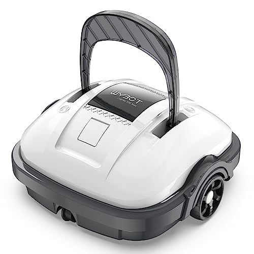 WYBOT – Kabelloser Poolroboter, Dual-Motor, 100 Min Laufzeit, Auto-Parken, Für Flachboden & Aufstellpools bis 80 m²