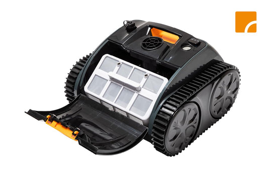Steinbach Poolrunner SMART RXB 450 – Poolsauger mit App, 150 Min Laufzeit, Für Pools bis 40 m², Auch für Salzwasser geeignet