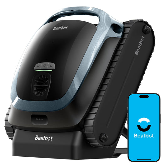 Beatbot AquaSense 2 – Kabelloser Poolroboter, Parkfunktion, Wand- & Bodenreinigung, Doppelte Wasserlinie, Für Pools bis 300 m²