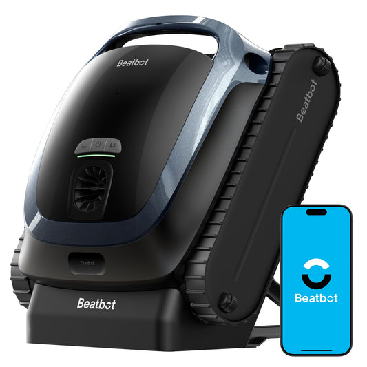 Beatbot AquaSense 2 – Poolroboter mit Akku, Parkfunktion, Boden & Wand, Doppelte Wasserlinienreinigung, Für Pools bis 300 m²