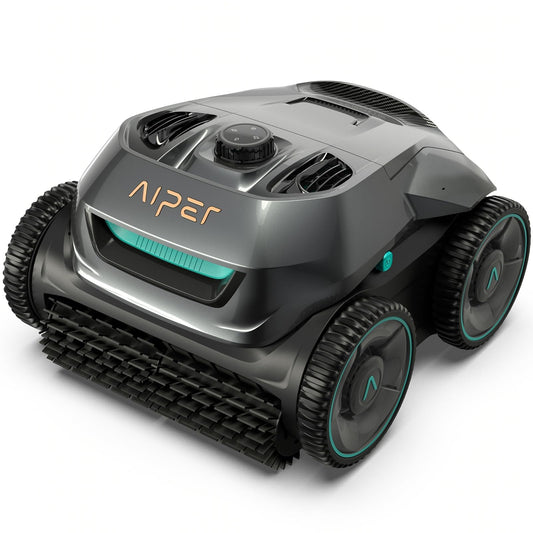 AIPER ZT6002 – Kabelloser Poolroboter, Quad-Motor, 3 Modi, WavePath Navigation, Wandklettern, Für Boden- & Wandreinigung bis 150 m²